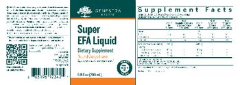 Genestra Brands Super EFA Liquid Natural Orange Flavor - supplement
