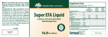 Genestra Brands Super EFA Liquid Natural Orange Flavor - essential fatty acid supplement