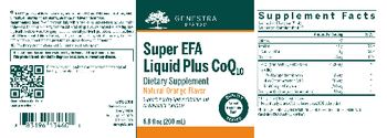 Genestra Brands Super EFA Liquid Plus CoQ10 Natural Orange Flavor - supplement