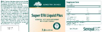 Genestra Brands Super EFA Liquid Plus - essential fatty acid supplement with plant sterols