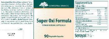 Genestra Brands Super Oxi Formula - vitaminmineral supplement