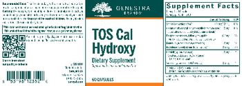 Genestra Brands TOS Cal Hydroxy - supplement