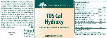 Genestra Brands TOS Cal Hydroxy - calciummagnesium supplement