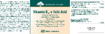 Genestra Brands Vitamin B12 + Folic Acid - vitamin supplement