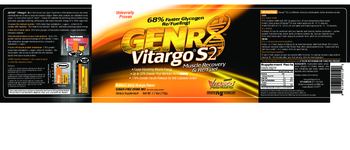 GENR8 GENR8 Vitargo S2  Muscle Recovery & Re/Fuel Natural Juicy Orange Flavor - 