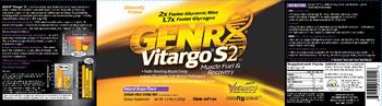 GENR8 Vitargo S2 Muscle Fuel & Recovery Natural Grape Flavor - supplement