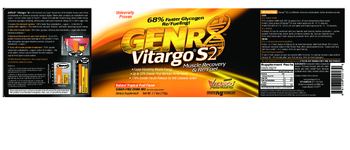 GENR8 Vitargo S2  Muscle Recovery & Re/Fuel Natural Tropical Fruit Flavor - 