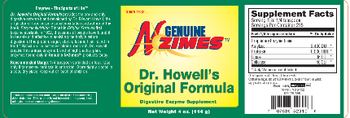 Genuine N-Zimes Dr. Howell's Original Formula - digestive enzyme supplement