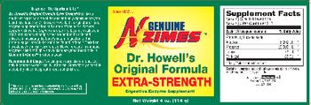 Genuine N-Zimes Dr. Howell's Original Formula Extra-Strength - digestive enzyme supplement