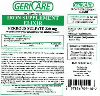 Geri-Care Iron Supplement Elixir - 