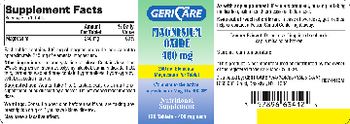 Geri-Care Magnesium Oxide 400 mg - nutritional supplement