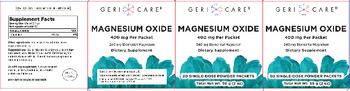 Geri-Care Magnesium Oxide - supplement