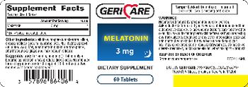 Geri-Care Melatonin 3 mg - supplement