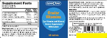 Geri-Care Ocular Vitamins - supplement
