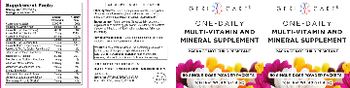 Geri-Care One-Daily Multi-Vitamin And Mineral Supplement - onedaily multivitamin and mineral supplement