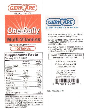 Geri-Care One-Daily - nutritional supplement