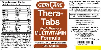 Geri-Care Thera-Tabs - nutritional supplement