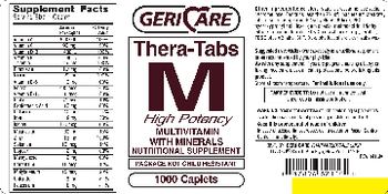 Geri-Care Thera-Tabs M - nutritional supplement