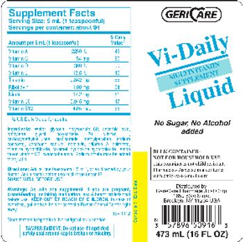Geri-Care Vi-Daily Liquid - multivitamin supplement