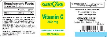 Geri-Care Vitamin C 250 mg - nutritional supplement