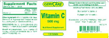 Geri-Care Vitamin C 500 mg - nutritional supplement