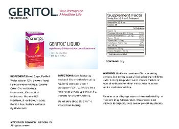 Geritol Geritol Liquid - high potency bvitamins iron liquid supplement