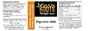 Get At The Roots Weight Loss Digestive Aide - supplement