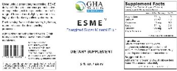 Get Healthy Again ESME - supplement