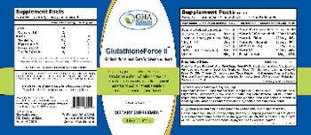Get Healthy Again Glutathione Force II - supplement