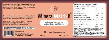 Get Healthy Again Mineral Matrix8 - supplement