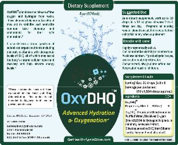 Get Healthy Again OxyDHQ - supplement