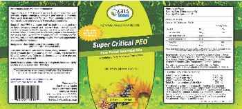 Get Healthy Again Super Critical PEO - supplement