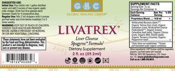 Global Healing Center Livatrex - all natural supplement