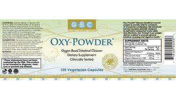 Global Healing Center Oxy-Powder - all natural supplement