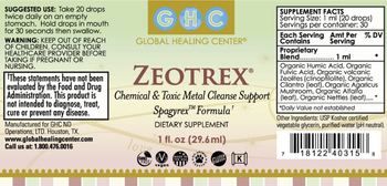 Global Healing Center Zeotrex - all natural supplement