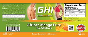 GHI African Mango Pure - supplement
