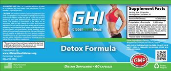 GHI Detox Formula - supplement