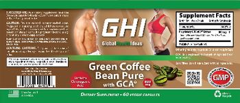GHI Green Coffee Bean Pure With GCA 800 mg - supplement