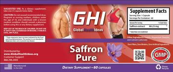 GHI Saffron Pure - supplement