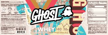 GHOST 100% Whey Protein Peanut Butter Cereal Milk - supplement