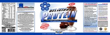 Giant Sports Delicious Protein Delicious Chocolate Shake - for use as supplement only