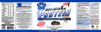 Giant Sports Delicious Protein Delicious Cookies and Cream Shake - pharmaceutical grade supplement