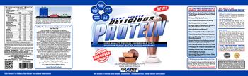 Giant Sports Delicious Protein Delicious Peanut Butter Chocolate Shake - for use as supplement only