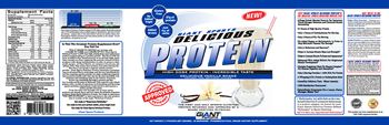 Giant Sports Delicious Protein Delicious Vanilla Shake - pharmaceutical grade supplement