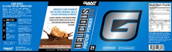 Giant Sports Delicious Protein Powder Elite Delicious Peanut Butter Chocolate Shake - nutritional supplement