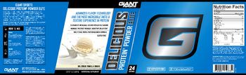 Giant Sports Delicious Protein Powder Elite Delicious Vanilla Shake - nutritional supplement