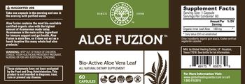 Global Healing Center Aloe Fuzion - all natural supplement