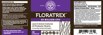 Global Healing Center Floratrex 25 Billion CFU - all natural supplement