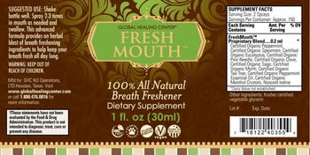 Global Healing Center Fresh Mouth - supplement