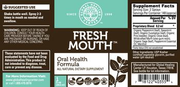Global Healing Center Fresh Mouth - all natural supplement